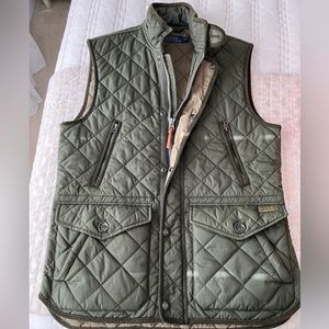 Ralph Lauren Mens Quilted Utility Vest